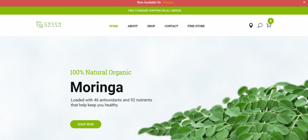 WordPress – Health Products eCommerce Store